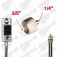 MIC STAND 5/8" FEMALE TO 1/4" MALE THREAD ADAPTER MICROPHONE CAMERA ADAPTOR