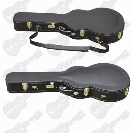335 STYLE SEMI-ACOUSTIC GUITAR HEAVY DUTY HARD CASE PLUSH LINED WITH SHOULDER STRAP HC2049