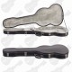 HARD CASE LES PAUL SHAPED. ARCHED TOP. ABS MOULDED. ALUMINIUM VALANCE. V-CASE