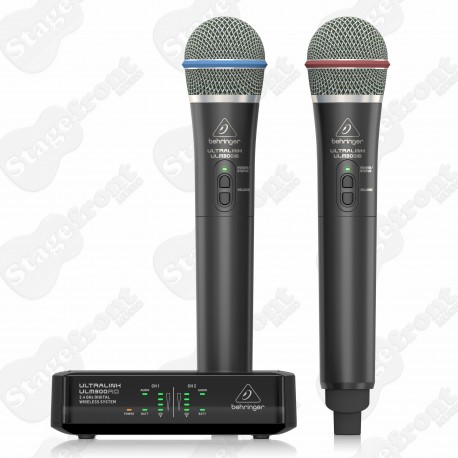 BEHRINGER ULTRALINK ULM302MIC 2.4 GHz DUAL CHANNEL WIRELESS MICROPHONE SYSTEM