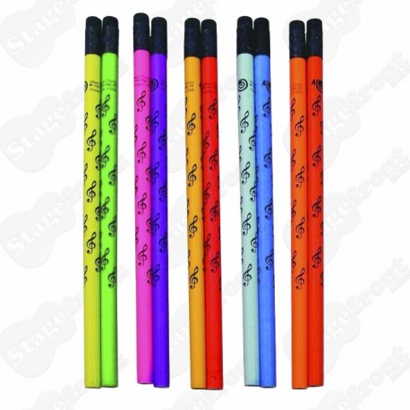 Mood Pencil Treble Clef - Assorted Colours