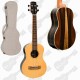 MARTINEZ TENOR UKULELE SOLID SPRUCE TOP ACOUSTIC ELECTRIC WITH HARD CASE