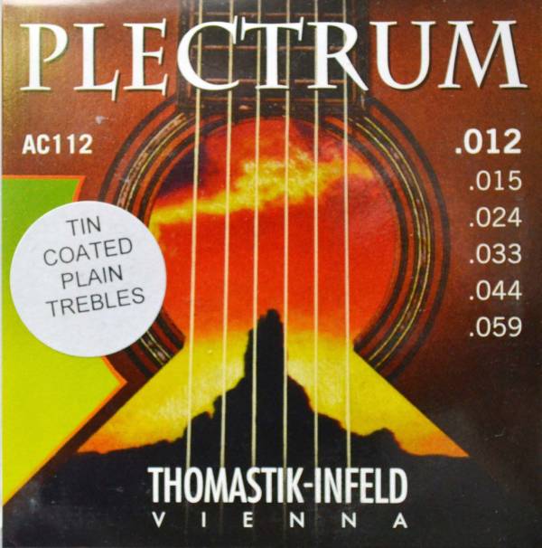 THOMASTIK PLECTRUM AC112 ACOUSTIC GUITAR STRINGS 12-59