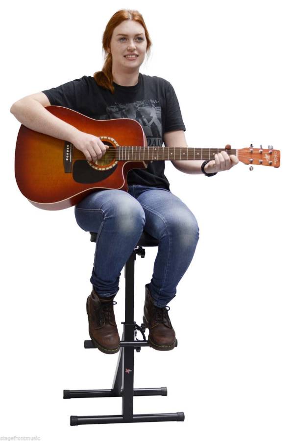 XTREME - HEAVY DUTY PERFORMER GUITAR STOOL. GUITARISTS CHAIR - GS614