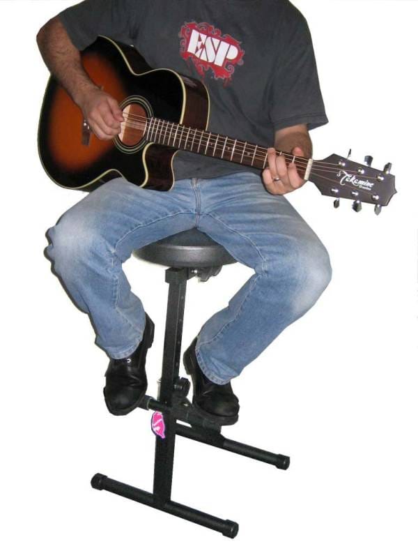 CPK GUITARIST STOOL /CHAIR. HEAVY DUTY GUITAR STOOL EXTRA HEIGHT, EXTRA COMFORT GS620
