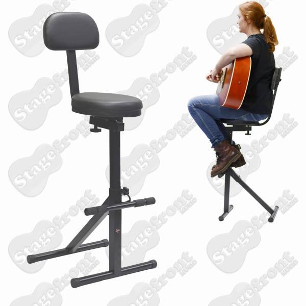 XTREME - HEAVY DUTY PERFORMER GUITAR STOOL. GUITARISTS CHAIR - GS614
