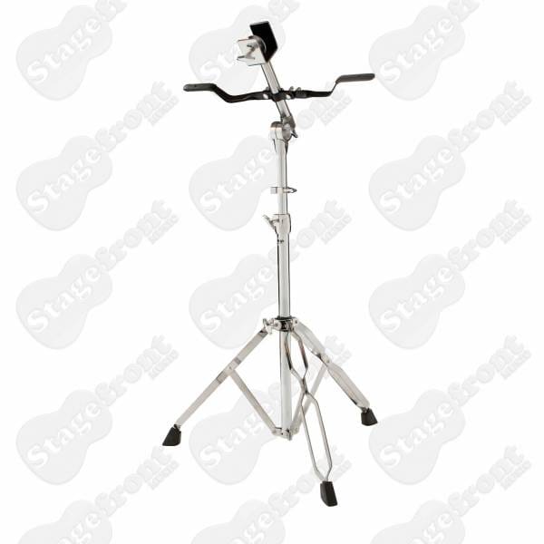 BONGO STAND DS363 HEAVY DUTY DOUBLE BRACED. RUBBER PADDED SUPPORT ARM. MEMORY LOCK