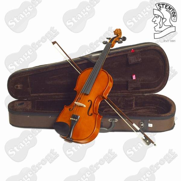 STENTOR STANDARD VIOLIN OUTFIT, FULL-SIZE. A GREAT STARTER FOR STUDENTS.
