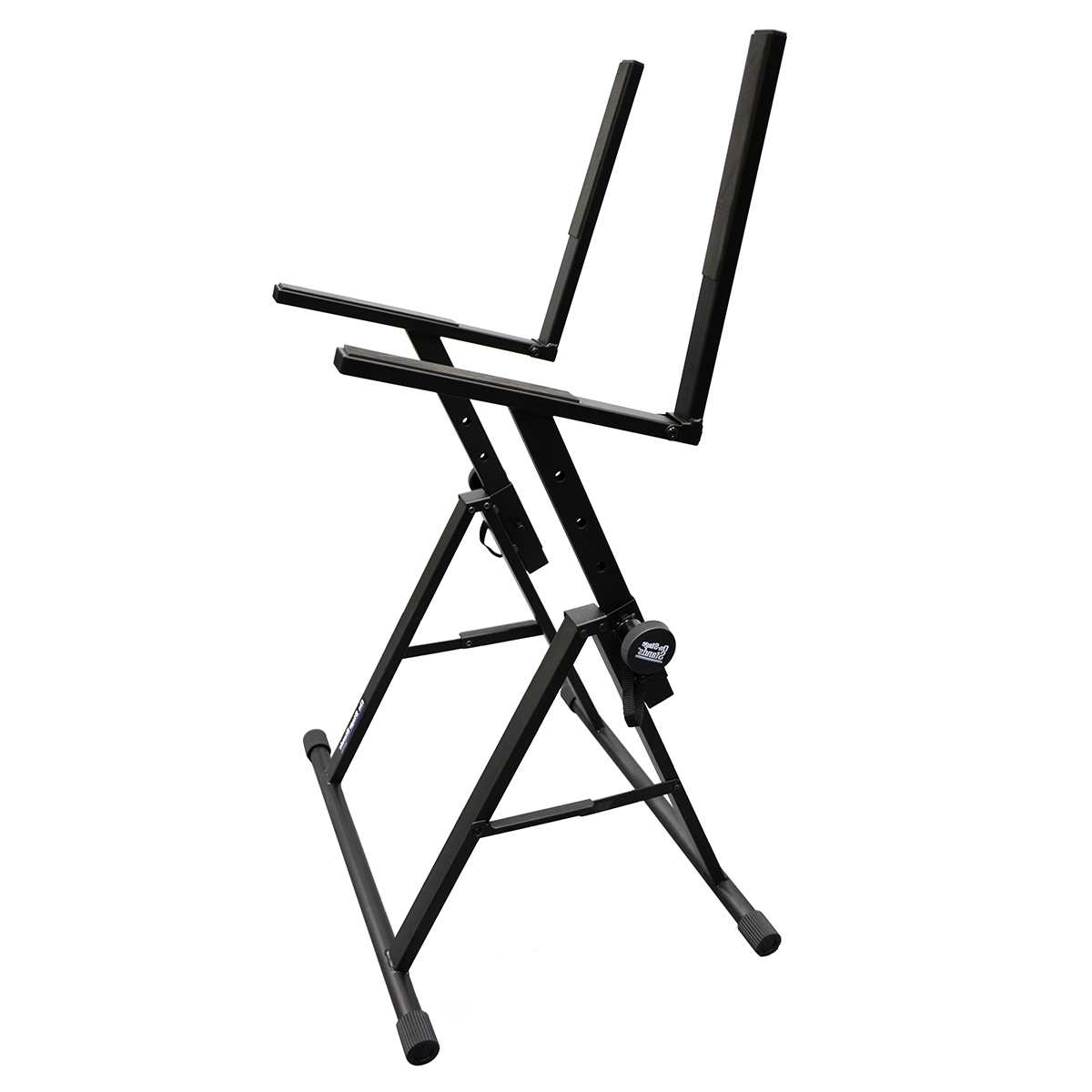 A black On-Stage RS7000 tiltback amp stand.