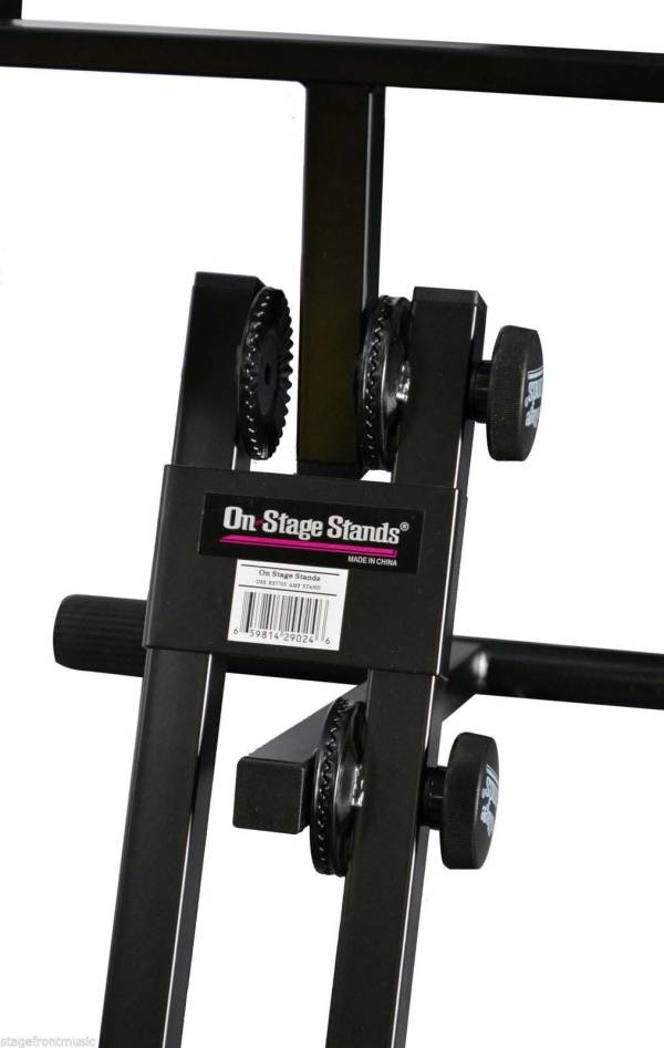 ONSTAGE RS7705 PRO TILTBACK AMPLIFIER STAND. HEIGHT ADJUSTABLE AMP STAND