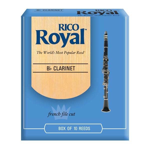 RICO ROYAL B FLAT CLARINET REEDS 10 PACK