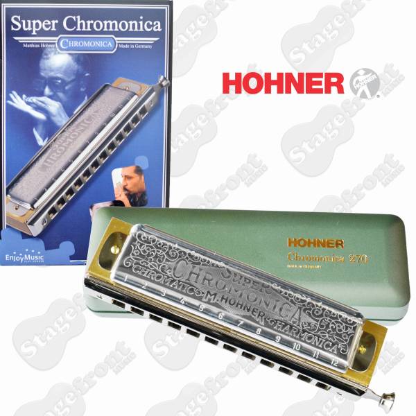 HOHNER SUPER CHROMONICA 270CX 12 HOLE HARMONICA