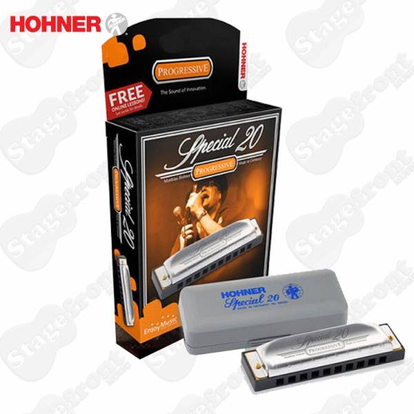 HOHNER 560 SPECIAL 20 PROGRESSIVE HARMONICA - CHOOSE KEY. THE GO-TO HARP
