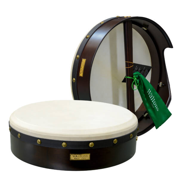 WALTONS 18" TUNABLE BODHRAN WITH PREMIUM QUALITY DOUBLE GOATSKIN HEAD - DWM2433