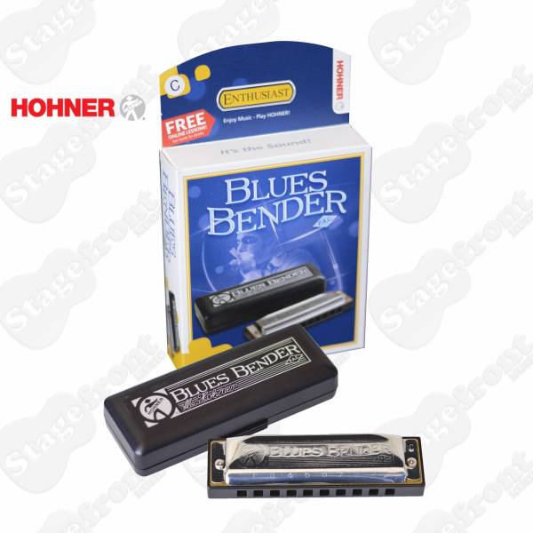 HOHNER BLUES BENDER P.A.C. HARMONICA. KEY C. BLUES BENDING MADE EASY