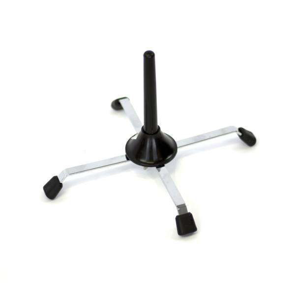 CPK CLARINET & FLUTE STAND. NICKEL PLATED FRAME WITH PEG - BWA80