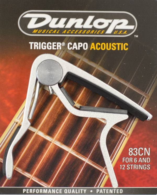 JIM DUNLOP NICKEL ACOUSTIC TRIGGER CAPO - J83CN