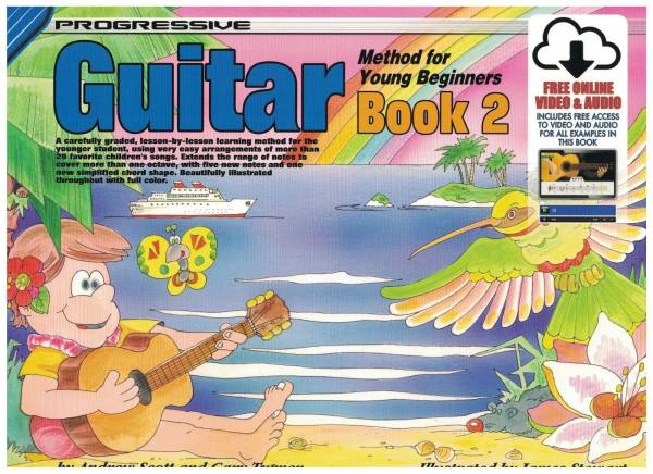 PROGRESSIVE GUITAR METHOD FOR YOUNG BEGINNERS BOOK 2 with CD/DVD