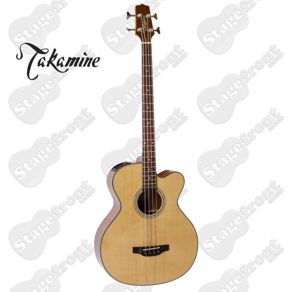 TAKAMINE G-SERIES ACOUSTIC/ELECTRIC SOLID SPRUCE TOP BASS GUITAR GB30CE-NAT