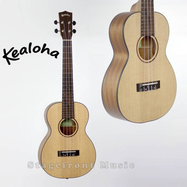KEALOHA KTW25 TENOR UKULELE SOLID SPRUCE TOP AQUILA STRINGS