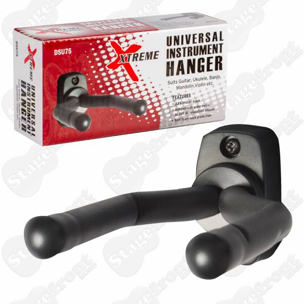 XTREME GUITAR HANGER FOR WALL MOUNT WITH VARIABLE WIDTH ADJUSTMENT