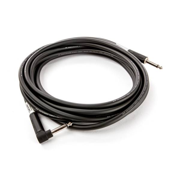 MXR DCIS20R 20 FOOT NOISELESS INSTRUMENT CABLE STRAIGHT-RIGHT ANGLE JACK GUITAR LEAD