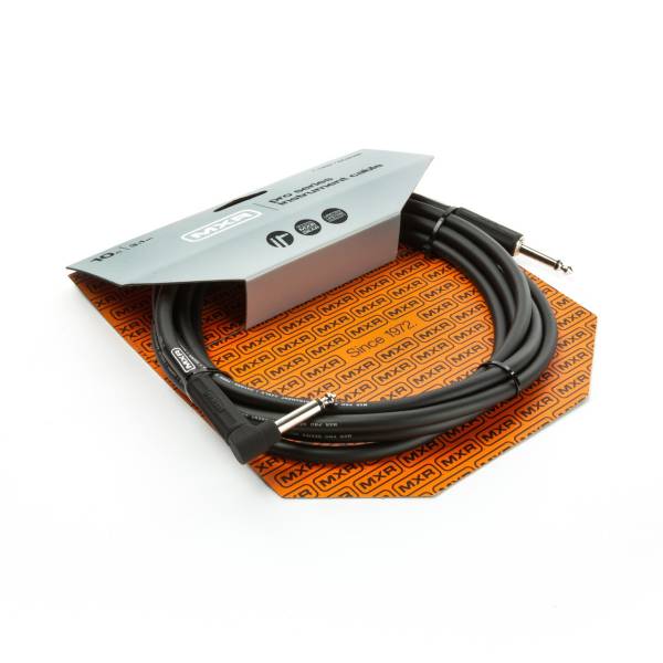 MXR PRO SERIES DCIX10R 10 FOOT INSTRUMENT CABLE STRAIGHT-RIGHT ANGLE JACK GUITAR LEAD