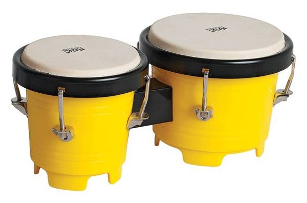 MANO PERCUSSION TUNABLE MINI BONGOS WITH TUNING KEY SELECT COLOUR