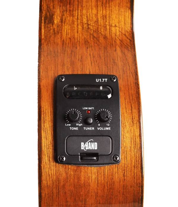 MAHALO HANO ELITE SERIES CONCERT UKULELE MH2CEVNA ELECTRIC/ACOUSTIC W/PADDED BAG