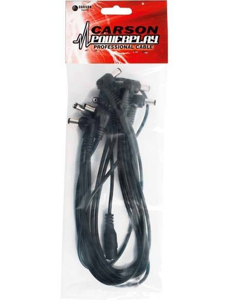 CARSON DC8 POWERPLAY LOW NOISE DC POWER CABLE FOR UP TO 8 EFFECTS PEDALS