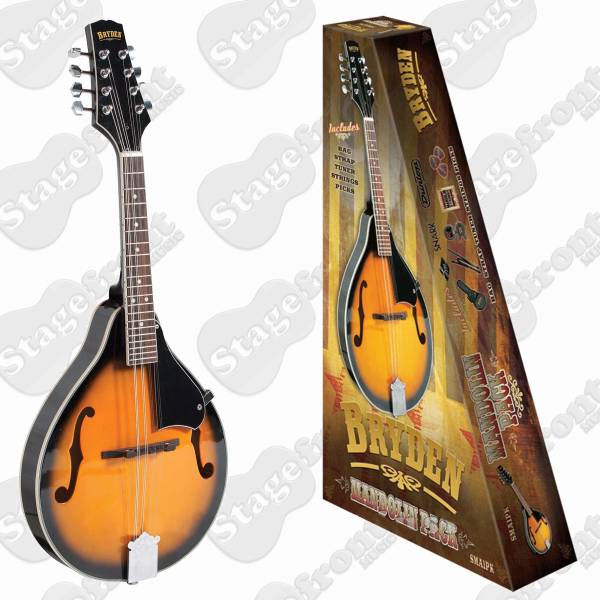 BRYDEN SMA1PK PACKAGE MANDOLIN ARCH TOP TEARDROP ‘A’ STYLE WITH TUNER AND BAG