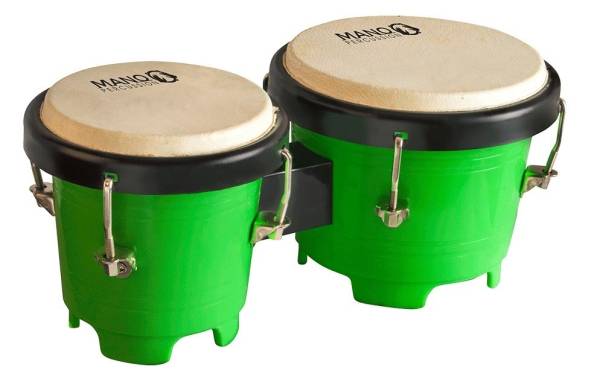 MANO PERCUSSION TUNABLE MINI BONGOS WITH TUNING KEY SELECT COLOUR