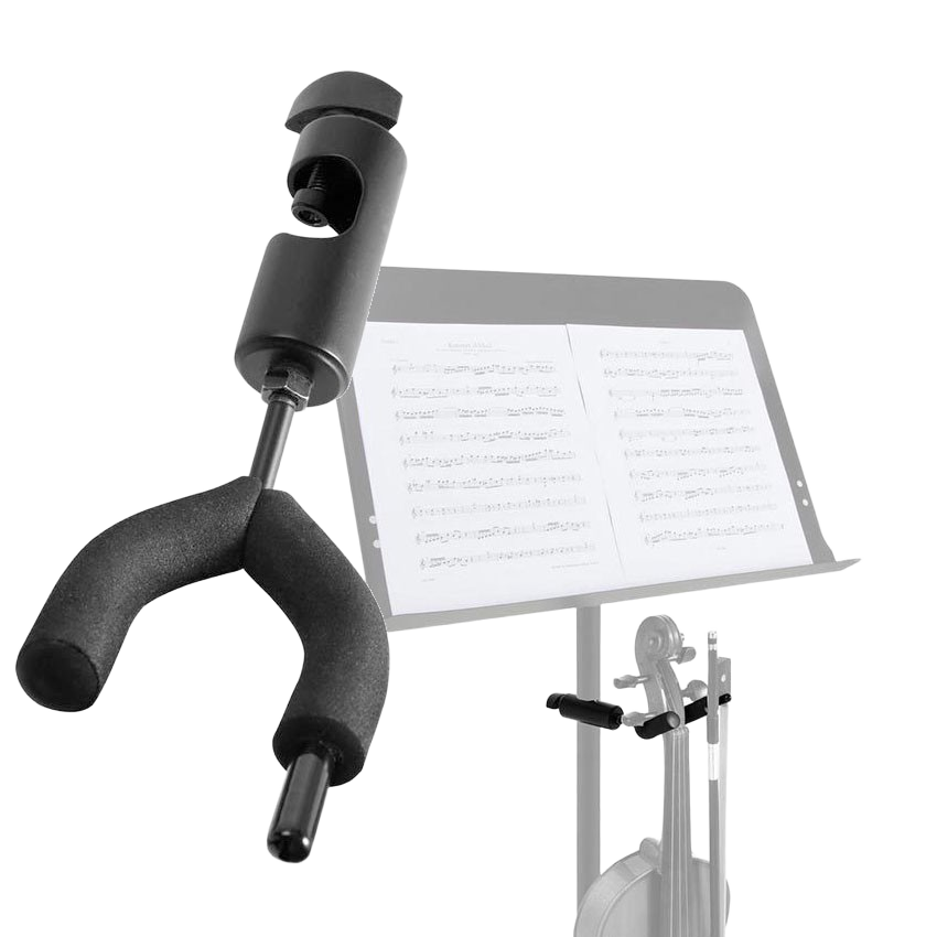 ONSTAGE VIOLIN HANGER /STAND MOUNTS TO TRIPOD MUSIC STAND VS7200