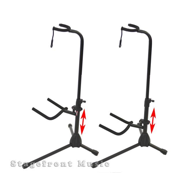 XTREME TUBULAR STYLE HEAVY DUTY SINGLE GUITAR STAND - GS10