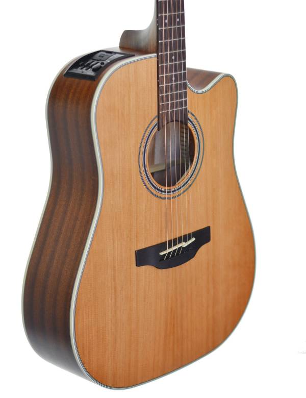 TAKAMINE GD20CE-NS SOLID CEDAR TOP GUITAR MAHOGANY BACK AND SIDES