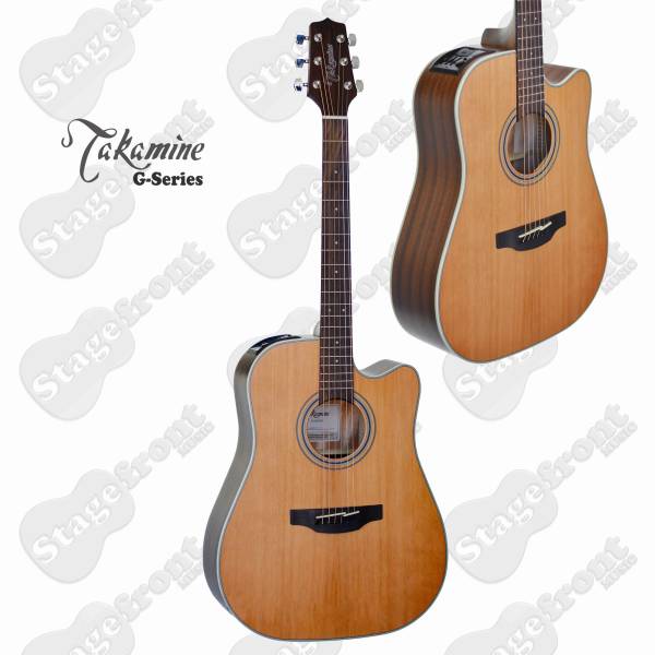 TAKAMINE GD20CE-NS SOLID CEDAR TOP GUITAR MAHOGANY BACK AND SIDES