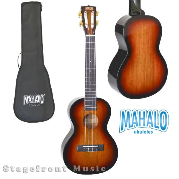MAHALO MJ13TS SOPRANO UKULELE JAVA SERIES SUNBURST W/ AQUILA STRINGS AND CARRY BAG