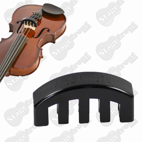 RUBBER VIOLIN MUTE FOR QUIET PRACTICE / SUITS 4/4 FULL SIZE VIOLIN