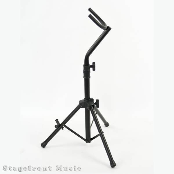 TRUMPET STAND HEAVY DUTY STEEL CONSTRUCTION HEIGHT ADJUSTABLE