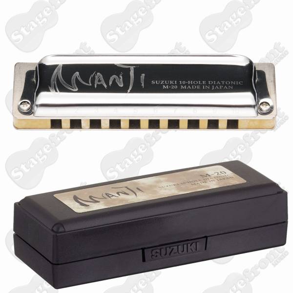 SUZUKI HARMONICA MANJI M-20 SELECT KEY C / G / A MADE IN JAPAN
