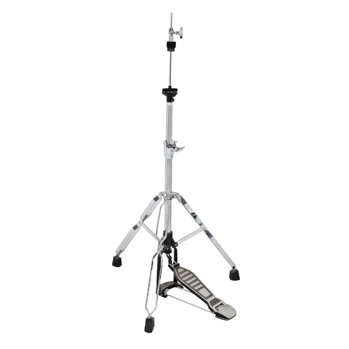 Chrome DXP DXPHH3 hi-hat stand with a double-braced tripod base, center pole, and a black and silver footboard.