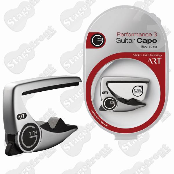 G7th PERFORMANCE 2 CAPO BLACK FOR STEEL STRING ACOUSTIC GUITARS