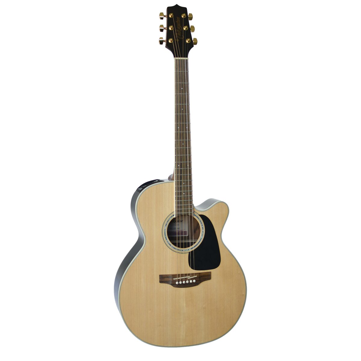 Front view of a Takamine GN51CENAT G50 Series NEX acoustic-electric guitar featuring a natural gloss finish and a lower cutaway.