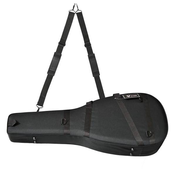ACOUSTIC GUITAR V-CASE MOULDED POLYFOAM LIGHTWEIGHT DELUXE SHAPED CASE - 1094N