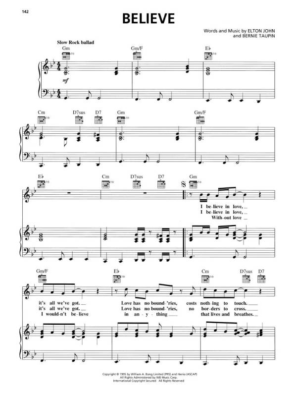 ELTON JOHN GREATEST HITS 1970 - 2002 PVG SHEET MUSIC FOR PIANO, VOCAL & GUITAR