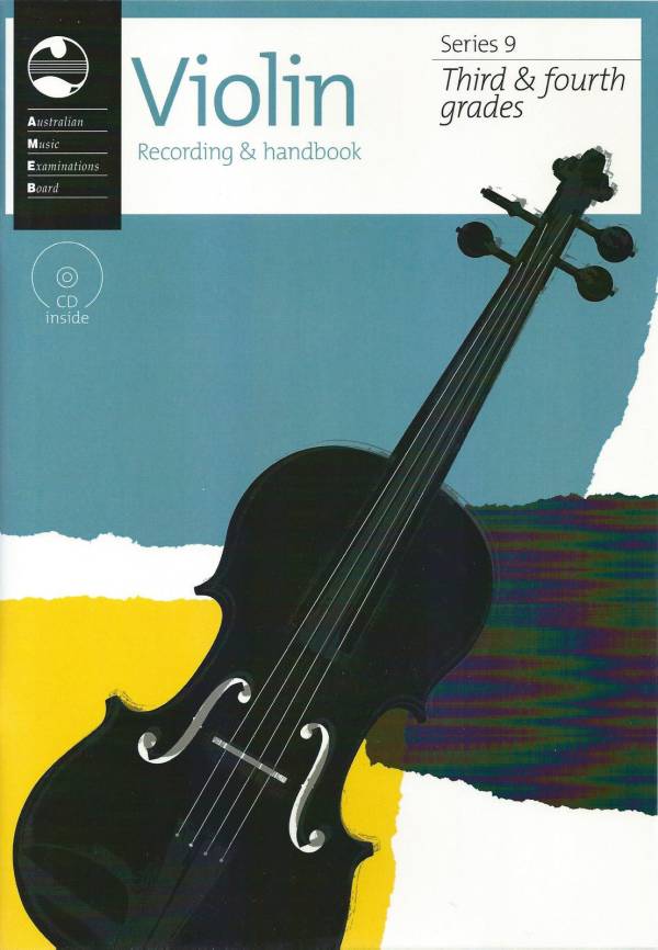 AMEB VIOLIN SERIES 9 RECORDING & HANDBOOK - GRADE 3 & 4