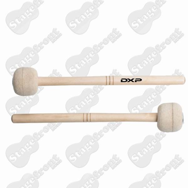 BASS DRUM MALLETS FELT HEADS ALUMINIUM HANDLE 10” LENGTH. 1 PAIR