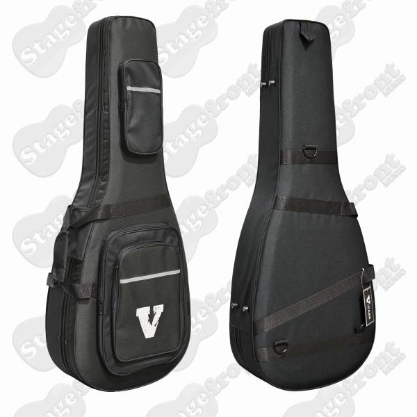 ACOUSTIC GUITAR V-CASE MOULDED POLYFOAM LIGHTWEIGHT DELUXE SHAPED CASE - 1094N
