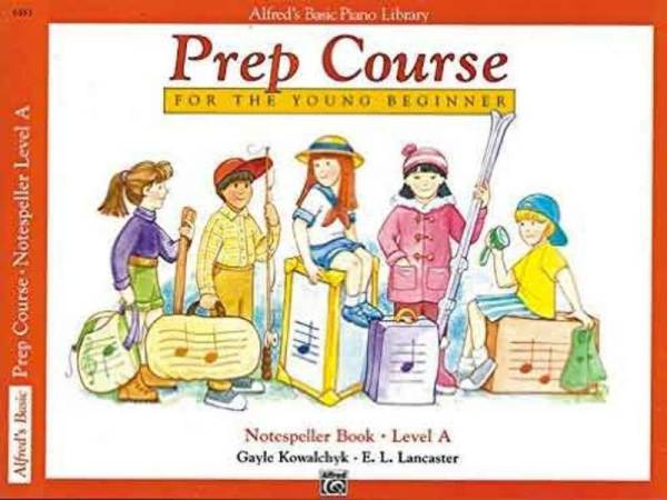 ALFRED'S BASIC PIANO PREP COURSE NOTESPELLER BOOK A FOR YOUNG BEGINNERS