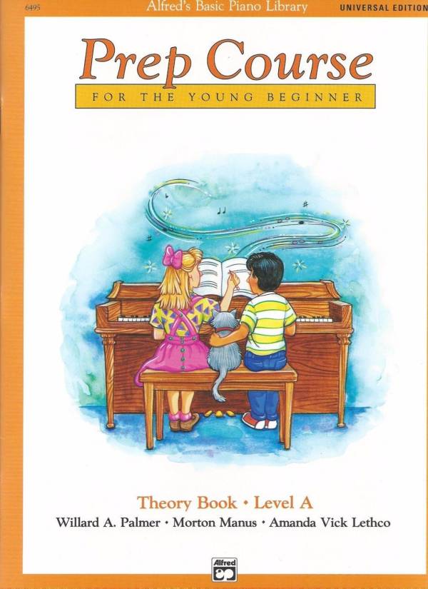ALFRED'S BASIC PIANO PREP COURSE THEORY BOOK A FOR YOUNG BEGINNERS